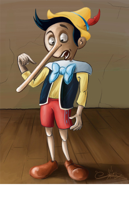 The Pinocchio Paradox: What if Pinocchio said, 'My nose grows now.'?